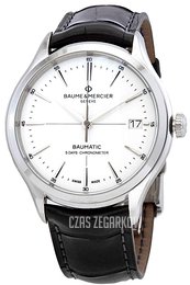 Baume & Mercier Clifton Biały/Skóra Ø40 mm M0A10518