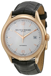 Baume & Mercier CLIFTON Srebrny/Skóra Ø38.8 mm MOA10058