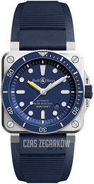 Bell & Ross Instruments Niebieski/Guma BR0392-D-BU-ST/SRB