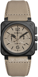 Bell & Ross Br 03-94 Beżowy/Skóra BR-03-94-DESERT-TYPE-CERAMIC