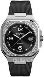 Bell & Ross Br 05 Czarny/Guma BR05A-BL-STFLD/SRB