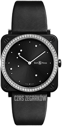 Bell & Ross Br S Quartz Czarny/Satyna BR-S-BLACK-DIAMOND-EAGLE-DIAMOND