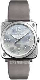 Bell & Ross Br S Quartz Szary/Satyna BR-S-GREY-CAMOUFLAGE