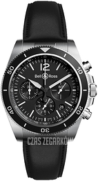 Bell & Ross Vintage Czarny/Skóra Ø41 mm BRV394-BL-ST/SCA
