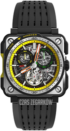 Bell & Ross Experimental Szkieletowa tarczy/Guma BR-X1-TOURBILLON-RS19