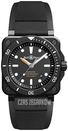 Bell & Ross Br 03-92 Szary/Guma BR0392-D-BL-CE/SRB