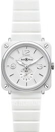 Bell & Ross BR S Quartz Biały/Czeramiczna Ø39 mm BRS-WH-CERAMIC-SCE
