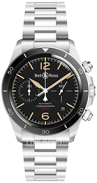 Bell & Ross Br V2-94 Czarny/Stal Ø41 mm BRV294-HER-ST/SST
