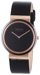 Bering Ceramic Czarny/Skóra Ø36 mm 10736-446