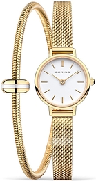 Bering Classic Biały/Stal w odcieniu złota Ø22 mm 11022-334-Lovely-1-GWP170