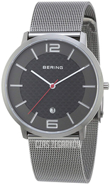 Bering Classic Szary/Stal Ø39 mm 11139-007