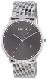 Bering Classic Szary/Stal Ø39 mm 11139-077