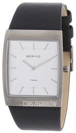 Bering Titanium Biały/Skóra 11233-400