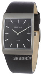 Bering Titanium Czarny/Skóra 11233-402