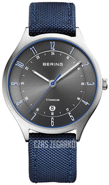 Bering Titanium Szary/Tkanina Ø39 mm 11739-873