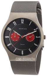 Bering Titanium Czarny/Tytan Ø39 mm 11939-079