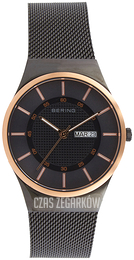 Bering Classic Czarny/Stal Ø39 mm 12939-166