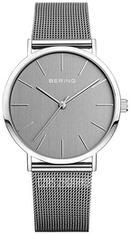 Bering Classic Szary/Stal Ø36 mm 13436-309