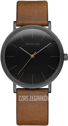 Bering Czarny/Skóra Ø36 mm 13436-522