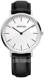 Bering Classic Biały/Skóra Ø38 mm 13738-404