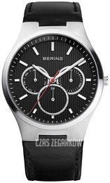 Bering Classic Czarny/Skóra Ø40 mm 13841-404