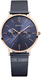 Bering Classic Niebieski/Stal Ø36 mm 14236-367