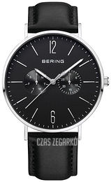Bering Classic Czarny/Skóra Ø40 mm 14240-402