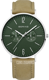 Bering Classic Zielony/Skóra Ø41 mm 14240-608