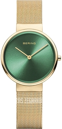 Bering Classic Zielony/Stal w odcieniu złota Ø31 mm 14531-338