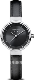 Bering Solar Czarny/Skóra Ø27 mm 14627-402