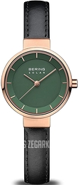 Bering Solar Zielony/Skóra Ø27 mm 14627-469