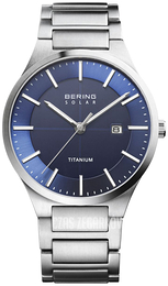 Bering Solar Niebieski/Tytan Ø39 mm 15239-777