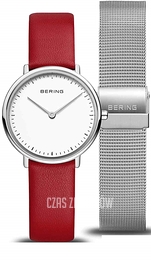 Bering Ultra Slim Biały/Stal Ø29 mm 15729-604