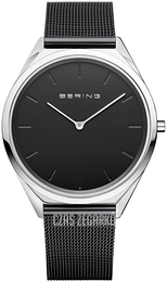 Bering Czarny/Stal Ø39 mm 17039-102