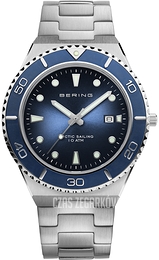 Bering Classic Niebieski/Stal Ø43 mm 18940-707
