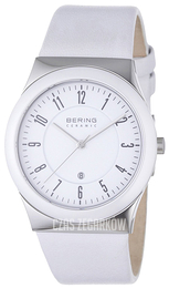 Bering Ceramic Biały/Skóra Ø35 mm 32235-354