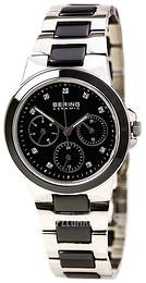 Bering Ceramic Czarny/Stal Ø37 mm 32237-742