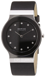Bering Ceramic Czarny/Skóra Ø34 mm 32834-442