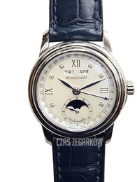 Blancpain Leman Biały/Skóra Ø34 mm 2360-1191A-55B