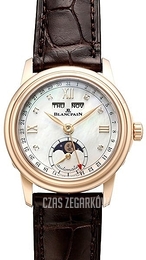 Blancpain Leman Biały/Skóra Ø34 mm 2360-3691A-55A