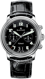 Blancpain Leman Czarny/Skóra Ø40 mm 2885F-1130-53B