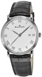 Blancpain Villeret Ultraflach Biały/Skóra Ø40 mm 6651-1127-55B