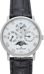 Blancpain Villeret Biały/Skóra Ø40 mm 6656-1127-55B