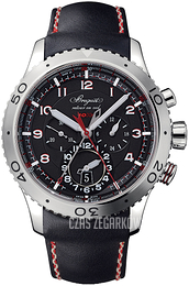 Breguet Type XXII Czarny/Skóra Ø44 mm 3880ST-H2-3XV