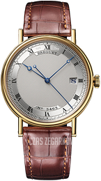 Breguet Classique Srebrny/Skóra Ø38 mm 5177BA-15-9V6