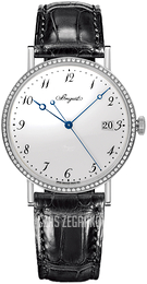 Breguet Classique Biały/Skóra Ø38 mm 5178BB-29-9V6-D000