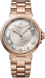 Breguet Marine Srebrny/18 karatowe różowe złoto Ø40 mm 5517BR-12-RZ0