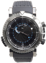 Breguet Marine Czarny/Guma Ø45 mm 5847BB-92-5ZV