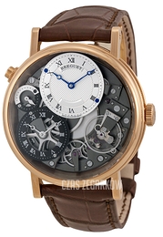 Breguet Tradition Srebrny/Skóra Ø40 mm 7067BR-G1-9W6