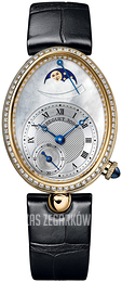 Breguet Reine De Naples Czarny/Skóra Ø28.48 mm 8908BA-52-964-D00D3L